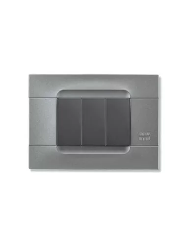 Plaque TECN.MONOC.ACCIAIO simple 3M